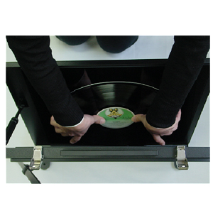 Illustration for article titled Furutech DFV-1 LP Flattener Irons Your Warped Vinyl